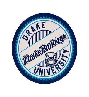 Bottle Cap Mascot Drake University Circle